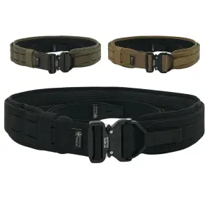 Gun Belts - Armiger Tactical Riggers Belt in Tactical Black, Ranger Green, and Coyote Brown – Modular Loadout Gear for Tactical Use
