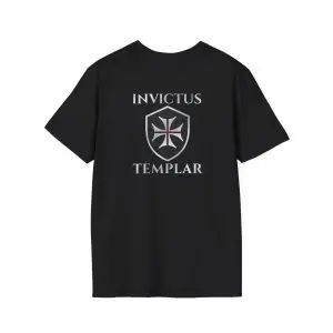 Invictus Templar Unisex Softstyle T-Shirt – ‘Invictus Templar Logo’