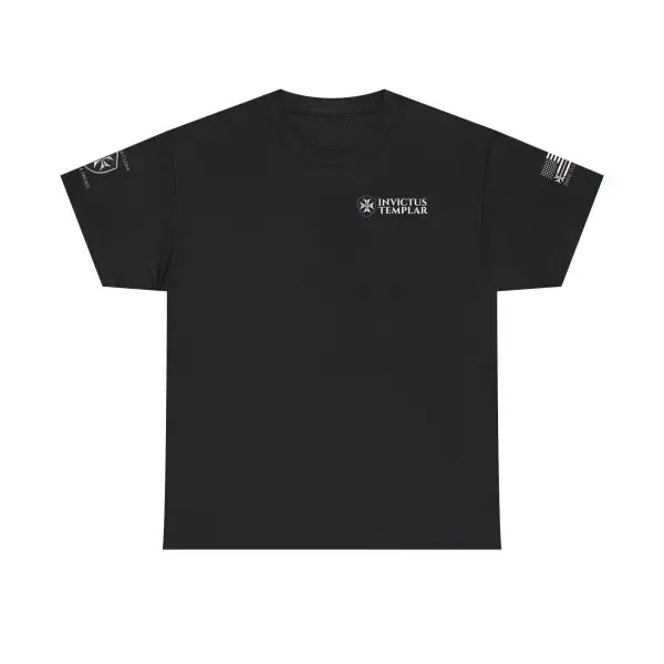 Invictus Templar Heavy Cotton Tee – Built for Those Who Stand Ready