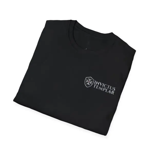 Invictus Templar Unisex Softstyle T-Shirt – ‘Sell Your Cloak and Buy A Sword’ - Image 4