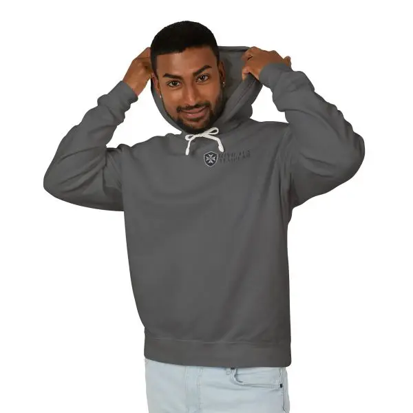 Invictus Templar Unisex Lightweight Hooded Sweatshirt – ‘Sell Your Cloak and Buy a Sword’ - Image 9