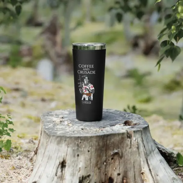 Templar ‘Coffee and Crusade’ 22oz Copper Insulated Tumbler – Fuel Your Mission - Image 10