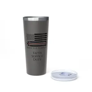 Templar Patriot 22oz Copper Insulated Tumbler – Faith. Service. Duty.