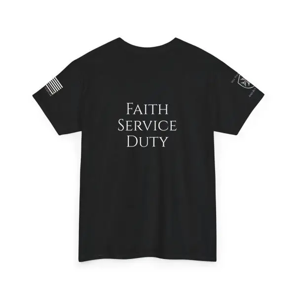 Invictus Templar Heavy Cotton Tee – Built for Those Who Stand Ready - Image 4